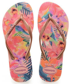 Havaianas כפכפי הוויאנס - טרופיקל ורוד/ברונזה