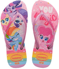 Havaianas כפכפי הוויאנס - סלים חד קרן מקרון ורוד
