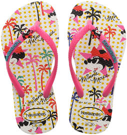 Havaianas כפכפי הוויאנס - דיסני קול לבן ורוד