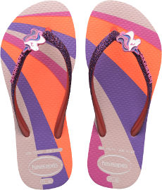 Havaianas כפכפי הוויאנס - גליטר בנות 2 ורוד