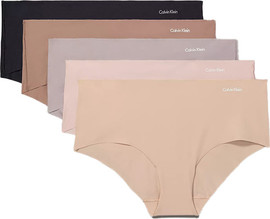 Calvin Klein מארז 5 תחתוני Calvin Klein לנשים ללא תיפורים