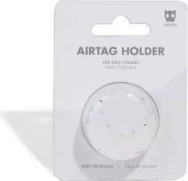 Zee.Dog מחזיק AIRTAG לכלב - לבן חלבי