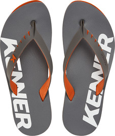 KENNER כפכף שחור כתום