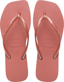 HAVAIANAS כפכפי סלים סקאוור פיץ' - SLIM SQUARE PEACH