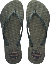 HAVAIANAS כפכפי גלוס ירוק זית - SLIM GLOSS Green Olive