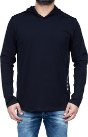 HUGO BOSS טי שירט עם כובע HUGO BOSS לגבר דגם Identity hooded