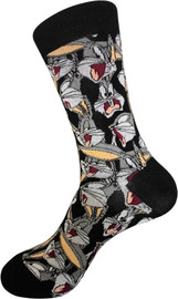 My Socks גרביים מעוצבים באגס באני שחור