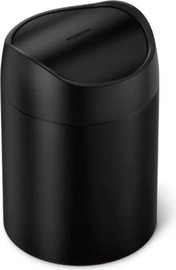 SimpleHuman פח שולחני 1.5 ליטר שחור מאט דגם Cw2100  סימפלהיומן ארה"ב