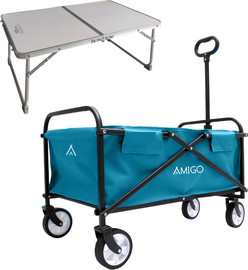 Go Nature עגלת שטח Slim Glide Amigo +שולחן מיני מתקפל מבית GO NATURE