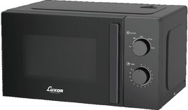 LUXOR מיקרוגל מכני 20 ליטר 700 W עם 5 תוכניות הפעלה בגימור שחור מבית LUXOR דגם 78M-BLACK