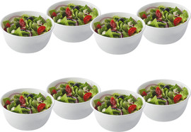 Corelle מארז 8 קערות מטבלים 354 מ"ל דגם Winter Frost White  קורנינג ארה"ב