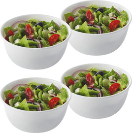 Corelle מארז 4 קערות מטבלים 354 מ"ל דגם Winter Frost White  קורנינג ארה"ב