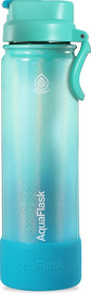 AQUAFLASK בקבוק שתייה תרמי Jelly Bean סוכריית ג׳לי תכלת רך CANDY FLOSS FLIP SIP נפח 650 מייל.