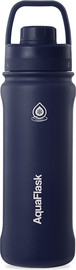 AQUAFLASK בקבוק ספורט תרמי Cobalt Blue כחול עמוק קובלט NEW REGULAR נפח 532 מייל.
