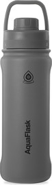 AQUAFLASK בקבוק ספורט תרמי Stone Gray אפור טבעי אבן NEW REGULAR נפח 532 מייל.