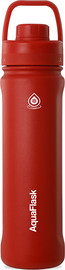 AQUAFLASK בקבוק ספורט תרמי Cherry Red אדום דובדבן NEW REGULAR נפח 650 מייל.