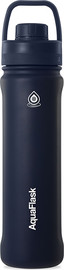 AQUAFLASK בקבוק ספורט תרמי Cobalt Blue כחול עמוק קובלט NEW REGULAR נפח 650 מייל.