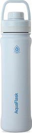 AQUAFLASK בקבוק ספורט תרמי Sea Salt כחול עדין מלח ים NEW REGULAR נפח 1182 מייל.