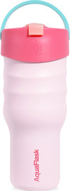 AQUAFLASK כוס תרמית Cherry Slush גווני כחול וטורקיז גל אטלנטי TUMBLER טאמבלר 887 מייל