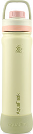 AQUAFLASK בקבוק ספורט תרמי Zesty זסטי צהוב בהיר ורך NEW REGULAR Colorwave S2 נפח 650 מ״ל