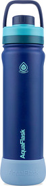 AQUAFLASK בקבוק ספורט תרמי Swag סוואג גווני כחול ותכלת NEW REGULAR Colorwave S2 נפח 650 מ״ל