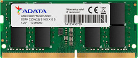ADATA זיכרון לנייד ADATA SO-DIMM 8GB DDR4 3200Mhz