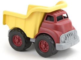 Green Toys צעצוע עשוי 100% פלסטיק ממוחזר - משאית אדום צהוב