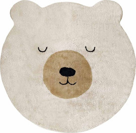 PONPONI שטיח לחדר ילדים דובי שמנת – TEDDY CREAM