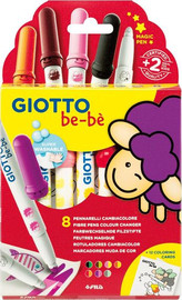GIOTTO סט טושים קסם מחליף צבעים 6 יח' (סט 6) BEBE