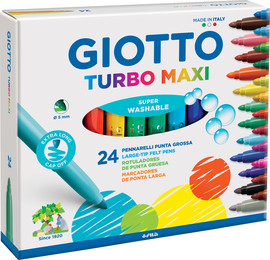 GIOTTO GIOTTO טושים טורבו מקסי 24 יח'