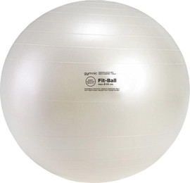 BASH-GAL כדור פיזיו לבן פנינה 75 ס"מ Gymnic Fit-Ball BRQ