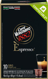 ESPRESSO 1882 קפסולות תואמות נספרסו ORO