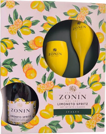ZONIN מארז זונין לימונטו שפריץ עם 2 כוסות