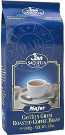 Saquella Caffe 1 ק"ג פולי קפה מייג'ור מבית Saquella Caffe