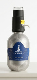 WHITE RABBIT חבית בירה ביתית + ברז מזיגה 5 ליטר