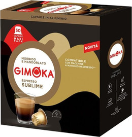 Gimoka SUBLIME 50 / קפסולות קפה תואם נספרסו סבלים 50 יחידות