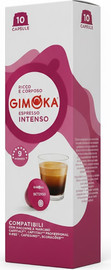 Gimoka INTENSO / קפסולות קפיטלי תואם CAFFITALY / אספרסו קלאב