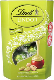 LINDOR lindt שוקולד לינדור בונבוניירות פיסטוק 200 גרם כשר