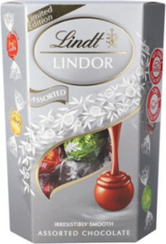 LINDOR lindt שוקולד לינדור בונבוניירות סילבר 200 גרם כשר