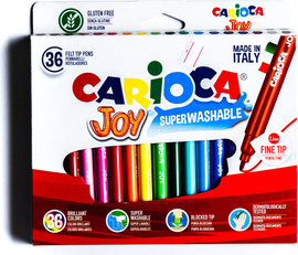 Carioca טושים 36 צבעים קריוקה