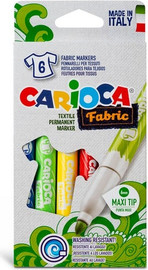 Carioca קריוקה טוש לטקסטיל 6X