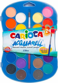 Carioca קריוקה צבעי מים אקוורל 24X