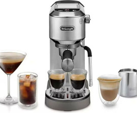 Delonghi מכונת קפה חם וקר EC890 צבע כסוף