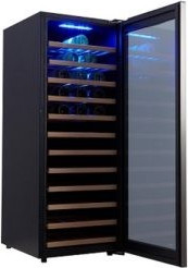 ALLAVINO מקרר יין עד 80 בק Galaxy מדפי עץ נשלפים, תצוגה דיגיטלית