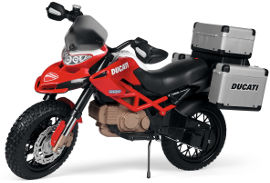 Peg Perego אופנוע 12V דוקאטי אנדורו הייפרקרוס DUCATI HYPERCROSS