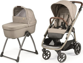 Peg Perego עגלת תינוק כולל אמבטיה וטיולון דגם Veloce צבע עגלת פג astral