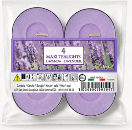 PETALI CANDLES נר ג'מבו טילייט בריח לבנדר - סגול-בהיר