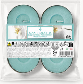 PETALI CANDLES נר ג'מבו טילייט בריח כותנה פיורי