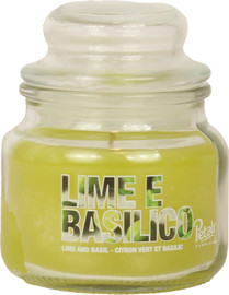 PETALI CANDLES נר פטאלי בריח ליים ובזיל