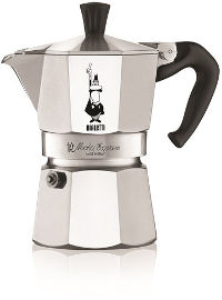 Bialetti מקינטה אלומיניום מדגם מוקה אקספרס 4 כוסות